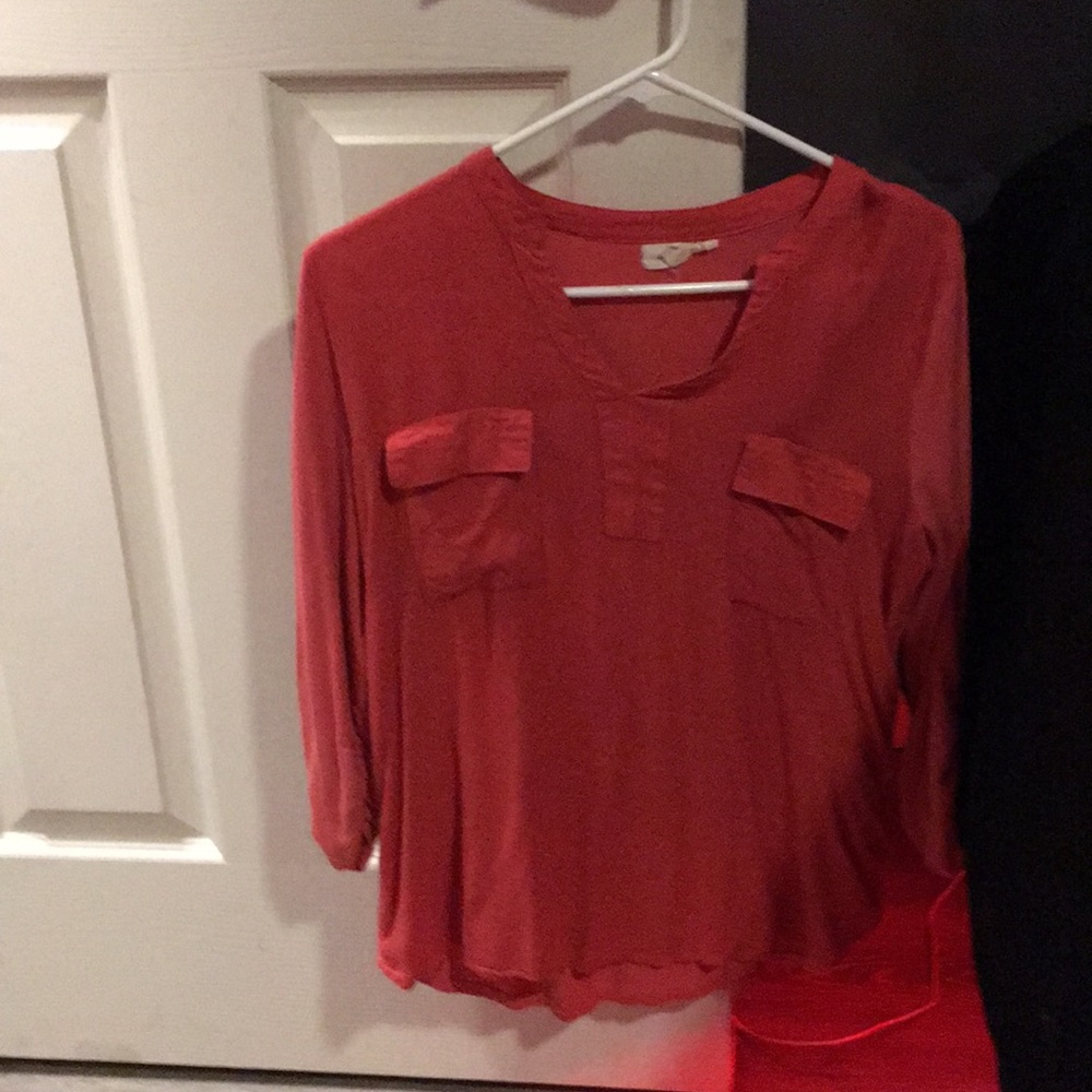 Coral shirt